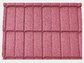 product metal - Genteng Metal ZIGZAG Inspiro Charcoal Maroon 0.35 mm